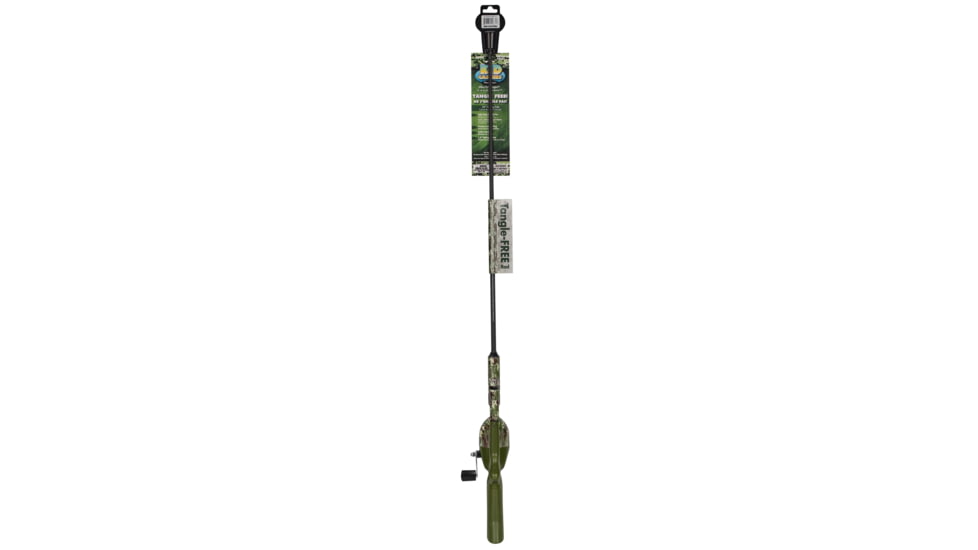 Kid Casters Green Tangle-FREE Fishing Combo, KCBSNTWB34