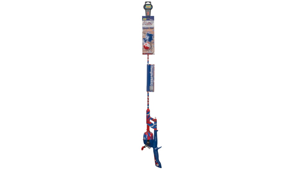 Kid Casters Krazy Americana Tangle-Free Combo, 3.3-1, KCSNTAMER