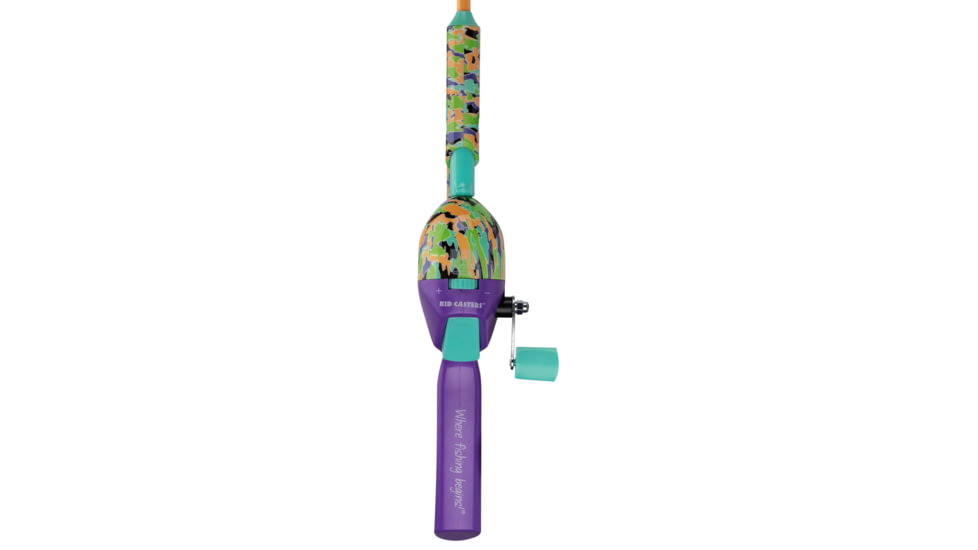 Kid Casters Neon Tangle-FREE Fishing Combo, KCSNTNEON
