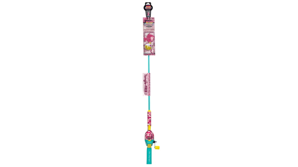 Kid Casters Pink Tangle-FREE Fishing Combo, KCGSNTWB34