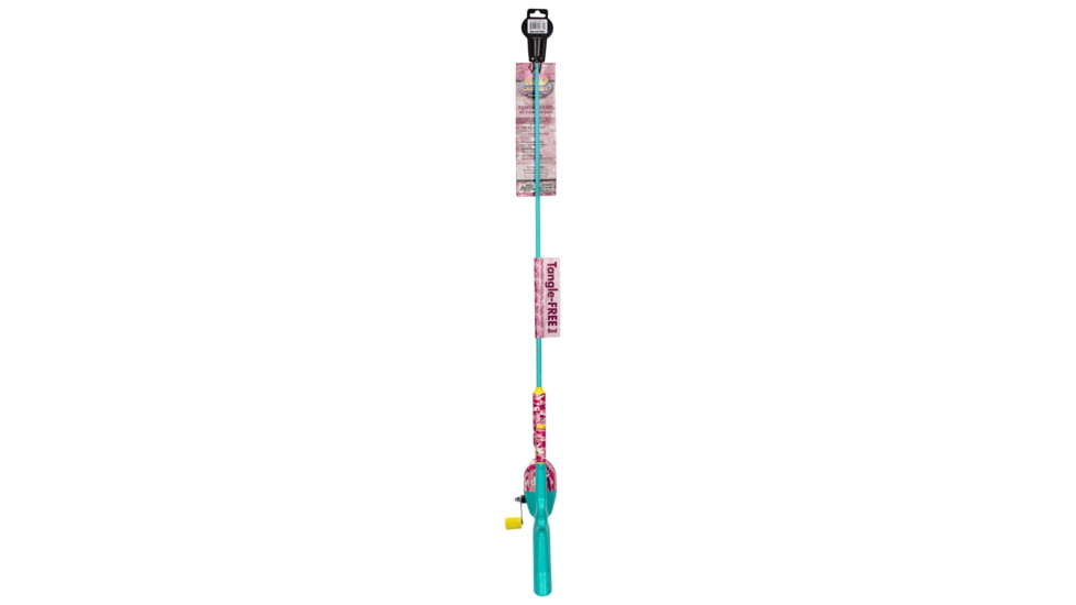 Kid Casters Pink Tangle-FREE Fishing Combo, KCGSNTWB34