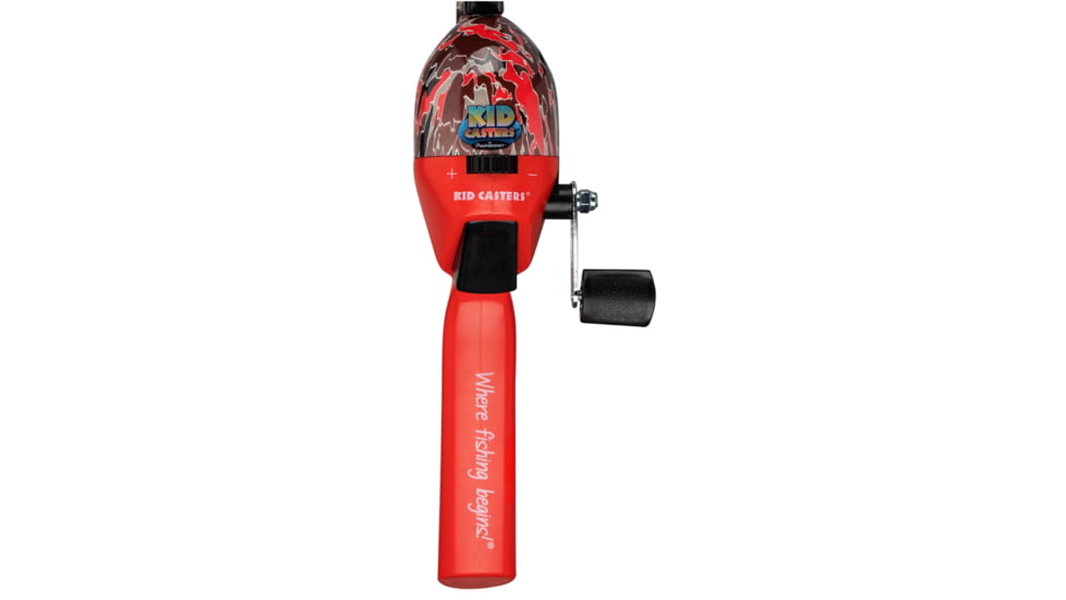 Kid Casters Red Tangle-FREE Fishing Combo, KCSNTRED