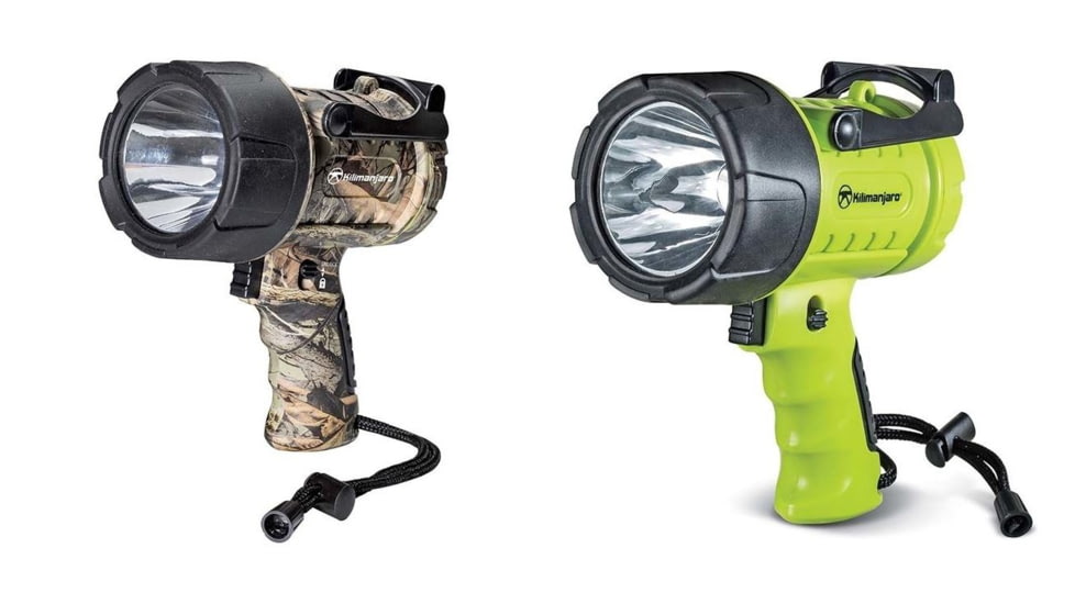Kilimanjaro Gear 3AA LED Spotlight, 250 Lumens, Camo, Green
