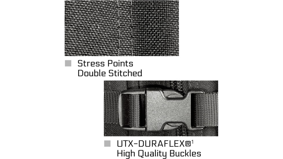 Kilimanjaro Gear Contego Backpack, Black, KJ910126