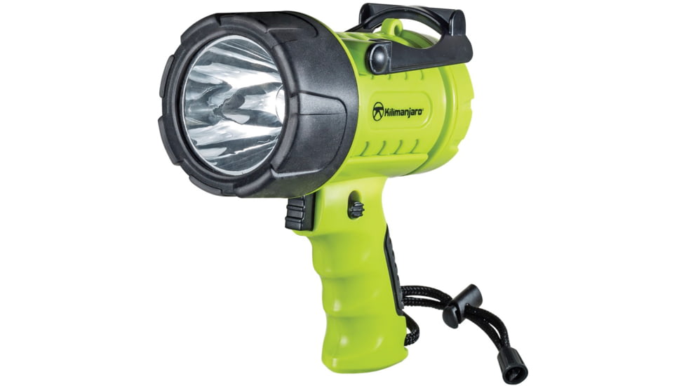 Kilimanjaro Gear LED Spotlight, Green, 250 Lumens, 3 AA Included KJ910084