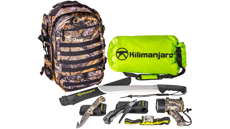 Kilimanjaro Gear Overnight Pack, Hiking, Fishing, Camping, Travel, 240085
