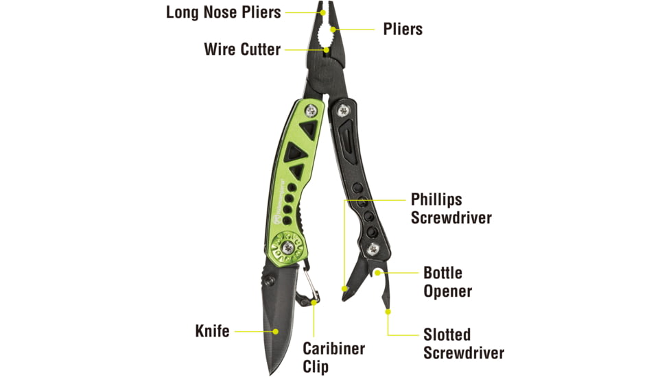 Kilimanjaro Gear Rappel Multi Tool, Black KJ910066