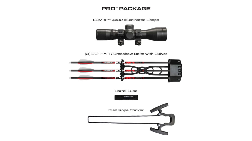 Killer Instinct Fatal-X Crossbow Kit, 405 Fps, 2087