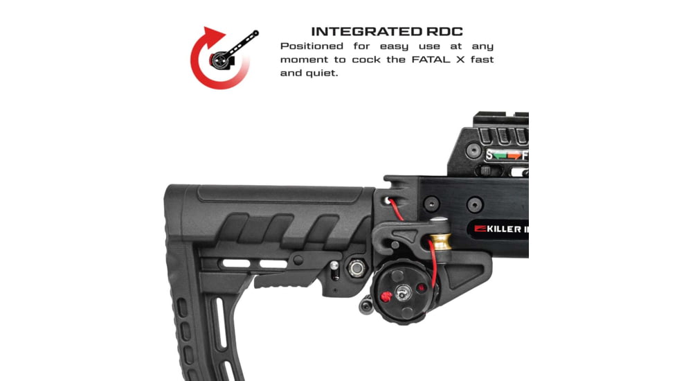 Killer Instinct Fatal-X Crossbow Kit w/ Integrated Crank, 405 Fps, 2088