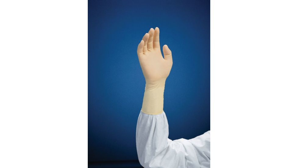 Kimberly Clark Kimtech G3 Hand-Specific Latex Gloves, 50 Lefts and 50 Rights per Bag, Powder-Free, Natural Color, 6, 100 Pack, HC1460/32933-728