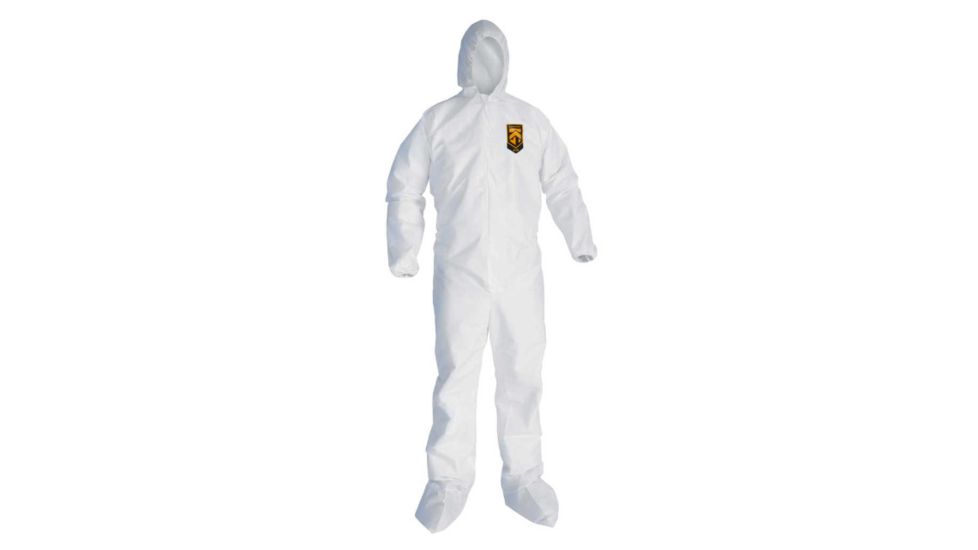 Kimberly Clark KLEENGUARD A20 Breathable Particle Protection Coveralls, 4XL, 49127