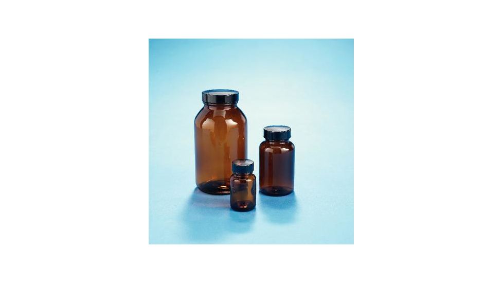 Kimble/Kontes Bottle Wmpkr Amb 16OZ CS60 5221653B