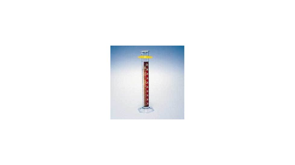 Kimble/Kontes KIMAX Brand Single Metric Scale Graduated Cylinders, Class B, with Red Stripe 20024D 100