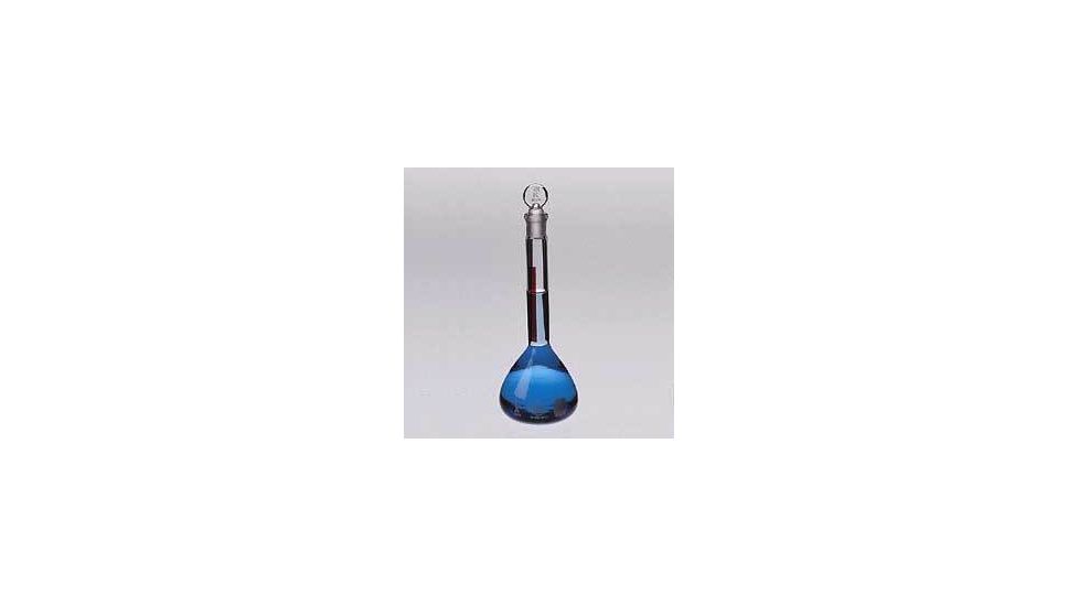 Kimble/Kontes KIMAX Brand Volumetric Flasks with [ST] Glass Stopper, Red Stripe, Class A 28013 1000