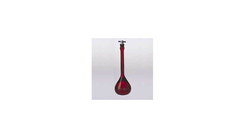 Kimble/Kontes KIMAX Volumetric Flasks with [ST] PTFE Stopper, RAY-SORB, Class A, Kimble Chase 28016 100