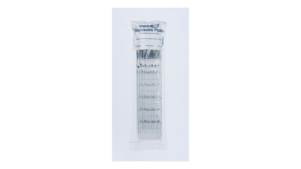 Kimble/Kontes Disposable Bacteriological Pipets, Glass, Sterile, Plugged