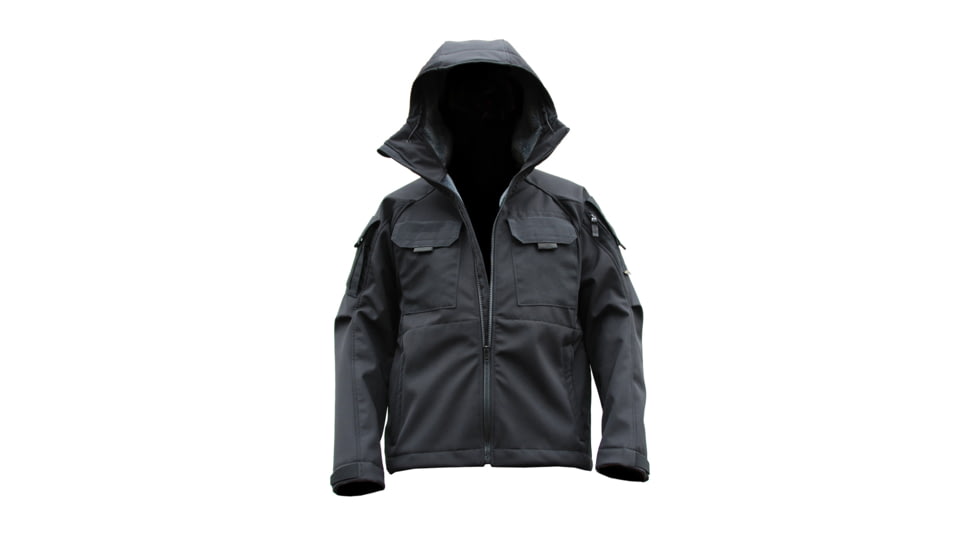 KITANICA Winter Softshell Jacket - Mens, Black, Extra Large, 403-BLK-XLG