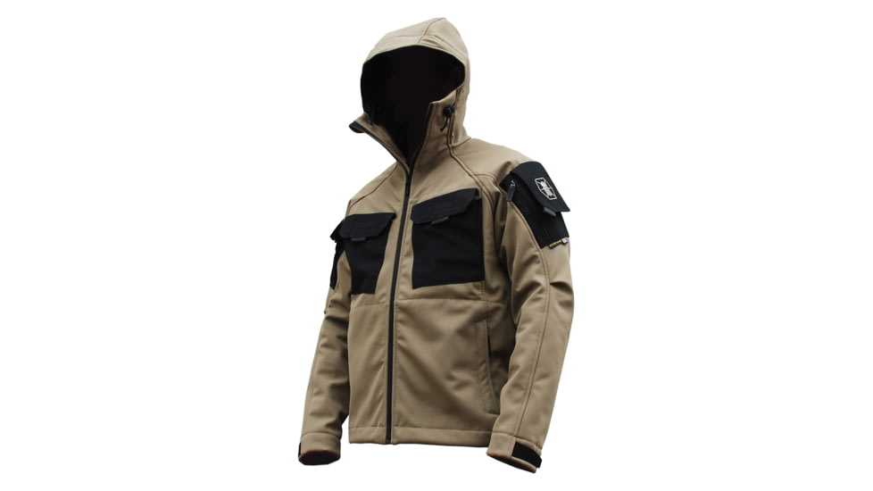 KITANICA Winter Softshell Jacket - Mens, Flat Dark Earth, Small, 403-FDE-SMA