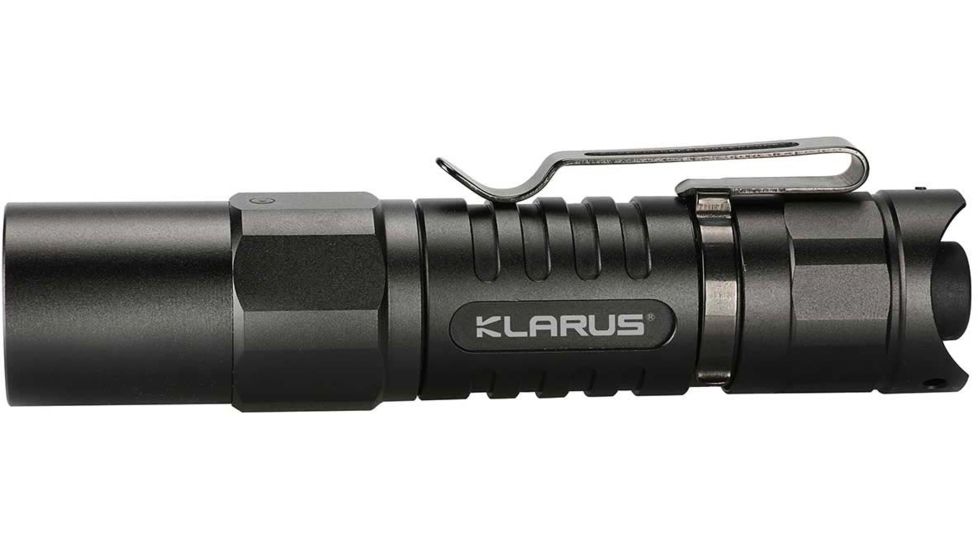 Klarus XT1A 1 x 14500/ AA CREE XP-L HD V6 LED Tactical/ EDC Flashlight, 1000 Lumens, Black, XT1A
