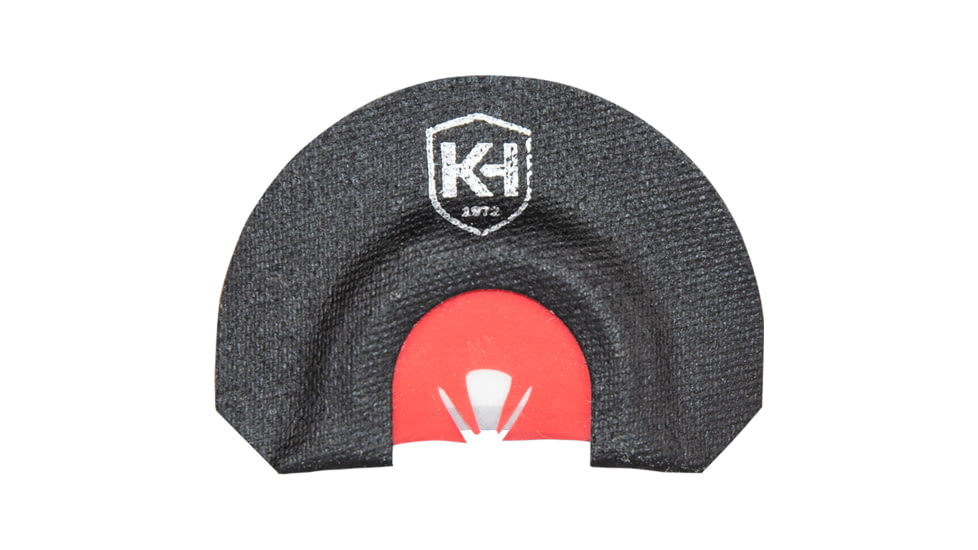 Knight &amp; Hale Ghost Split V Mouth Call, Blakc/Red, KHT0245