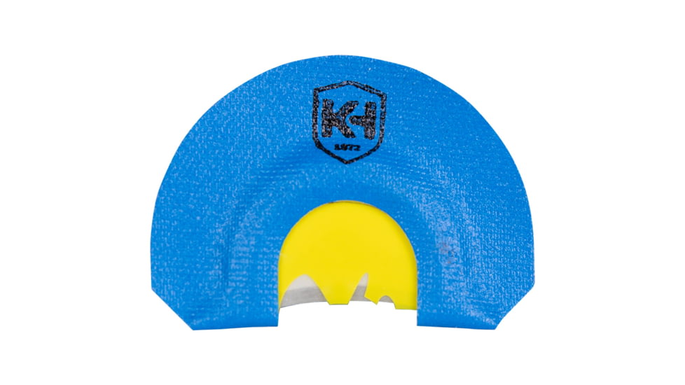 Knight &amp; Hale Half Moon Cutter Mouth Call, Blue/Yellow, KHT0243
