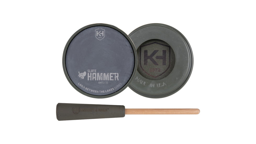 Knight &amp; Hale Knight and Hale Plastic Pot Turkey Call Slate over Plastic, 1503338