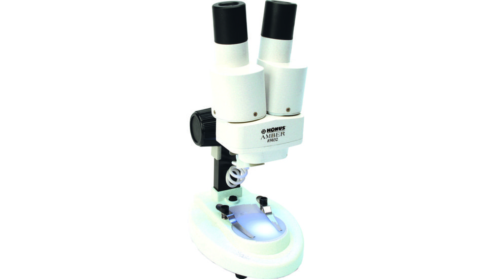 Konus 20x32x Steroscopical LED Microscope Amber w/2 Pair WF 10x and WF 16x Eyepieces 5032