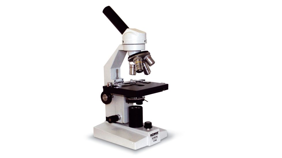 Konus Academy-2 1000x Biological Microscope, USA Plug, White, 5324