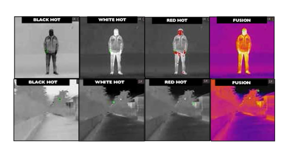 Konus Flame 0.6x-2.4x Thermal Imaging Monoculars, Green/Black, 7953