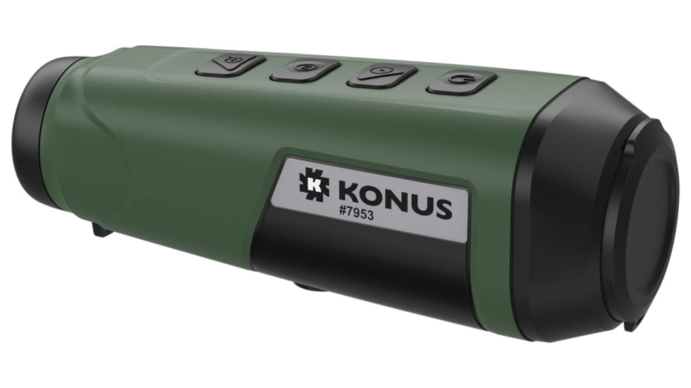 Konus Flame 0.6x-2.4x Thermal Imaging Monoculars, Green/Black, 7953