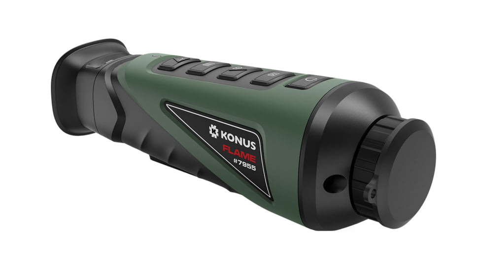 Konus Flame 1.4x-11.2x Thermal Imaging Monoculars, Green/Black, 7955