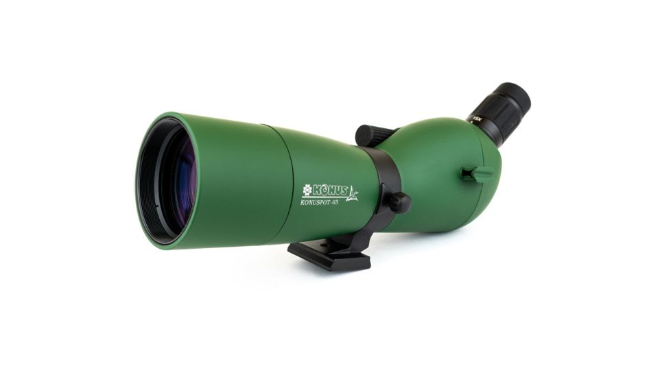 Konus Konuspot-65 15-45x65 Angled Spotting Scope, Blue w/ Textile Case 7116
