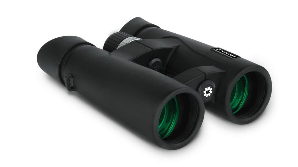 Konus Mission 8x42 mm Open Bridge BAK-4 Roof Prisms Binocular, Black/Green, 2270