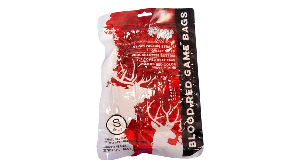 Koola Buck Anti-microbial Game Bag Blood Red Small Single Bag