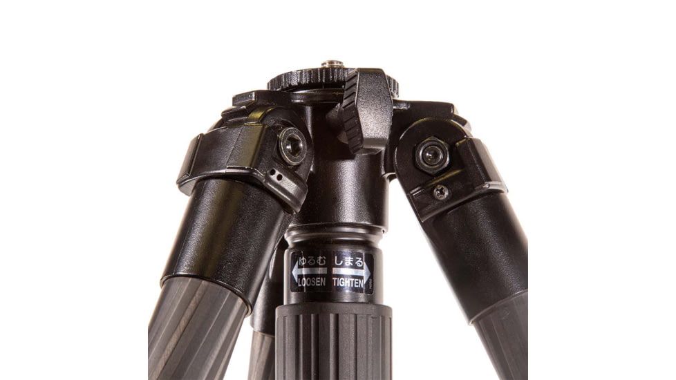 Kopfjager K800 Carbon Fiber Tripod Without Head, Black, KJ85002