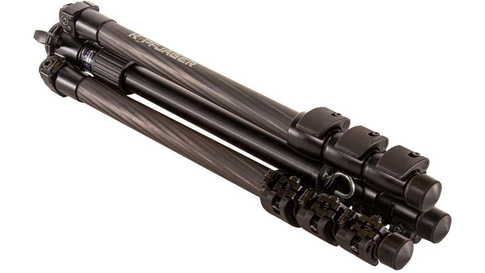 Kopfjager K800 Carbon Fiber Tripod Without Head, Black, KJ85002
