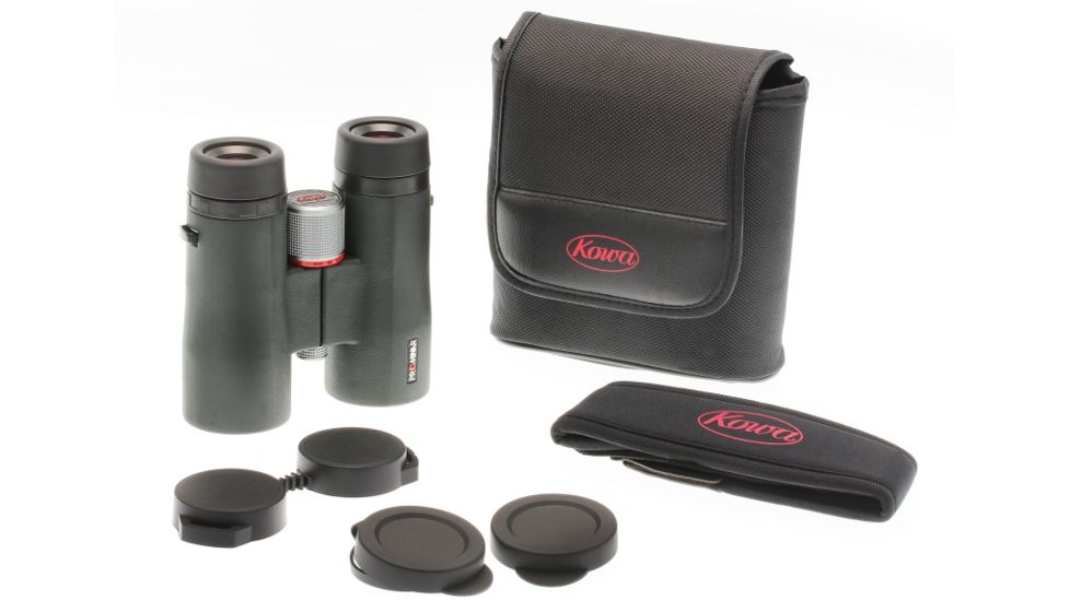 Kowa BD-XD Series Prominar Full Size 10x42mm Waterproof Roof Prism Binocular,Dark Green BD42-10XD