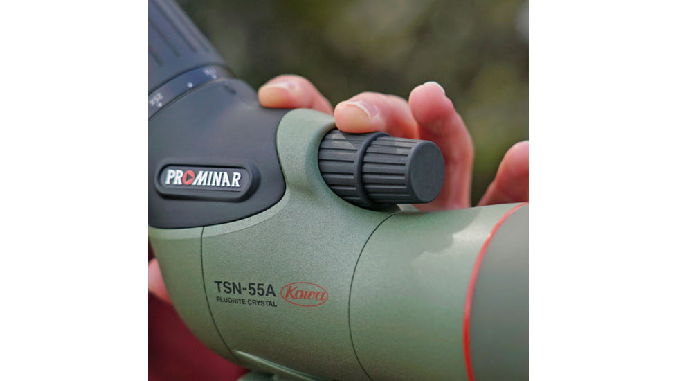 Kowa TS-55 PROMINAR 17-40x55mm Spotting Scope, Angled, Green, TSN-55A