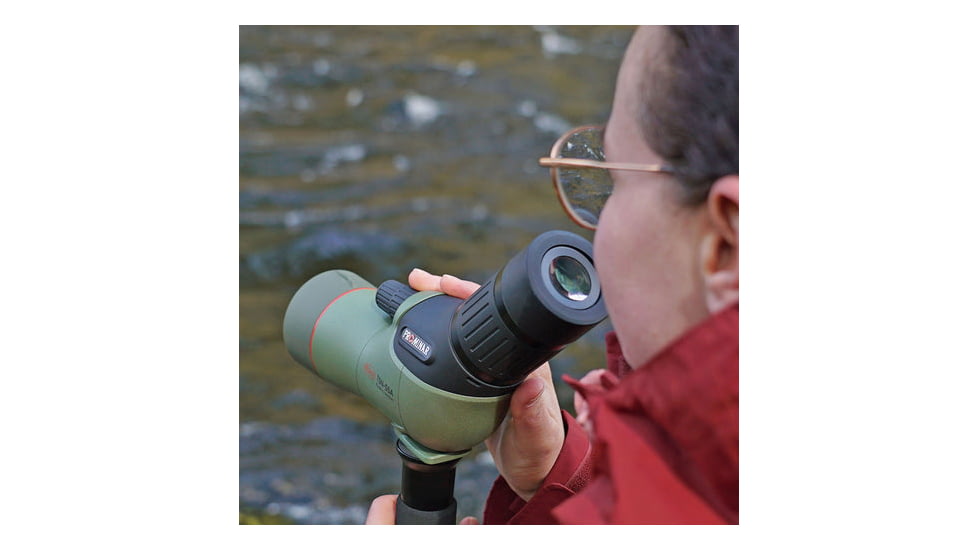 Kowa TS-55 PROMINAR 17-40x55mm Spotting Scope, Angled, Green, TSN-55A