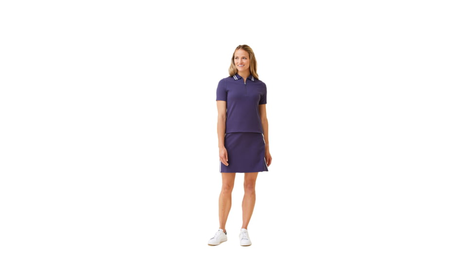 Krimson Klover Dina 1/4 Zip Polos - Womens, Indigo, Large, S23129-405-L