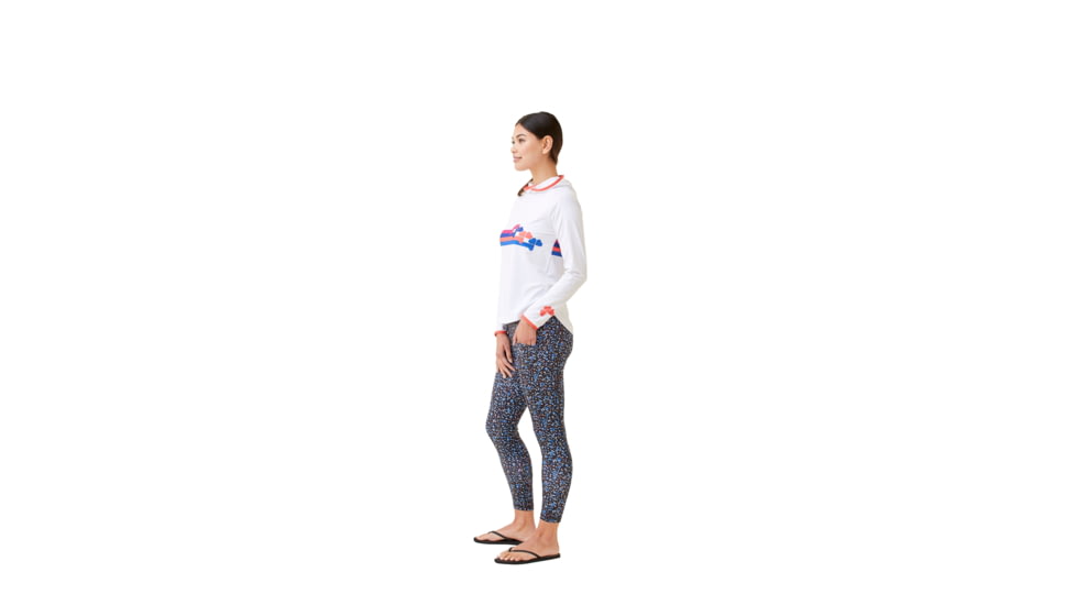 Krimson Klover Hallie Sunshirts - Womens, Clover Stripe Coral, Medium, S23147-663-M