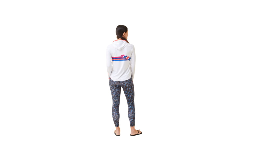 Krimson Klover Hallie Sunshirts - Womens, Clover Stripe Coral, Medium, S23147-663-M