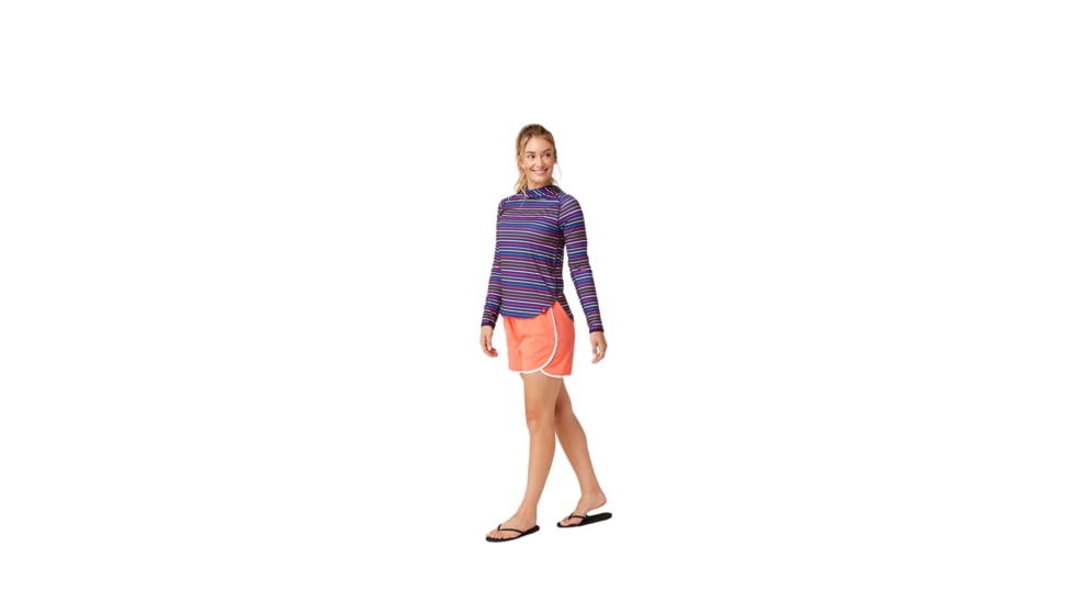 Krimson Klover Hallie Sunshirts - Womens, Multi Stripe Indigo, Large, S23147-669-L
