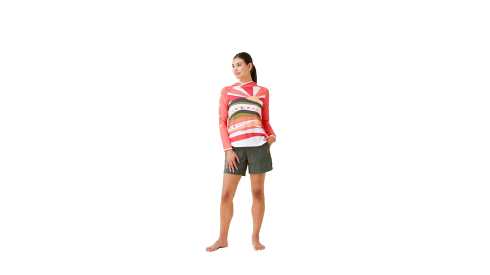 Krimson Klover Hallie Sunshirts - Womens, Sunset Coral, Small, S23147-694-S