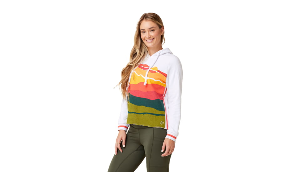 Krimson Klover Julia Hoodies - Womens, Landscape Coral, Large, S23120P-667-L