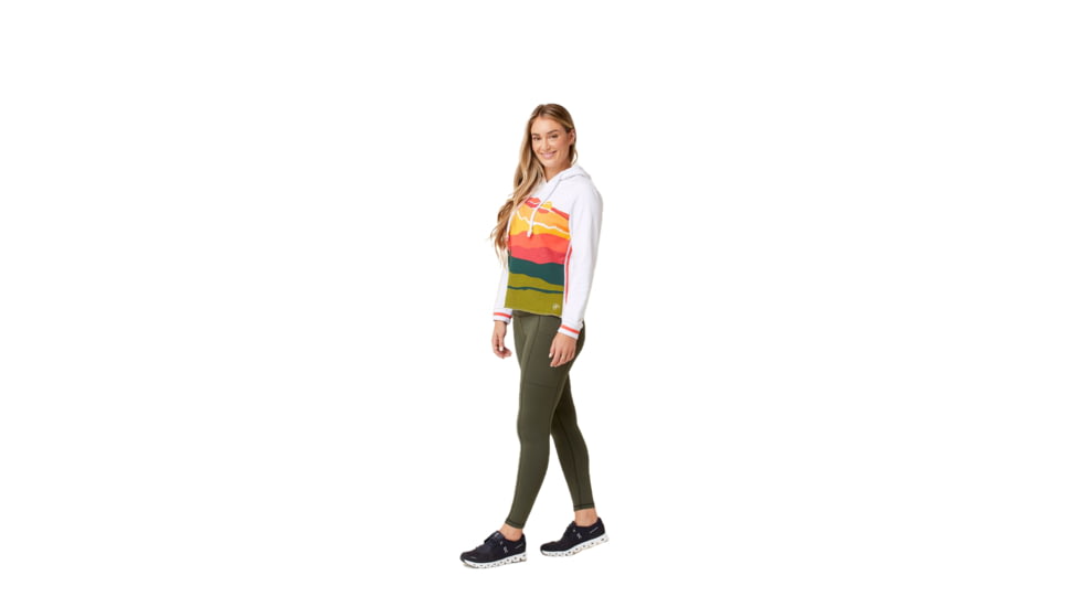 Krimson Klover Julia Hoodies - Womens, Landscape Coral, Large, S23120P-667-L