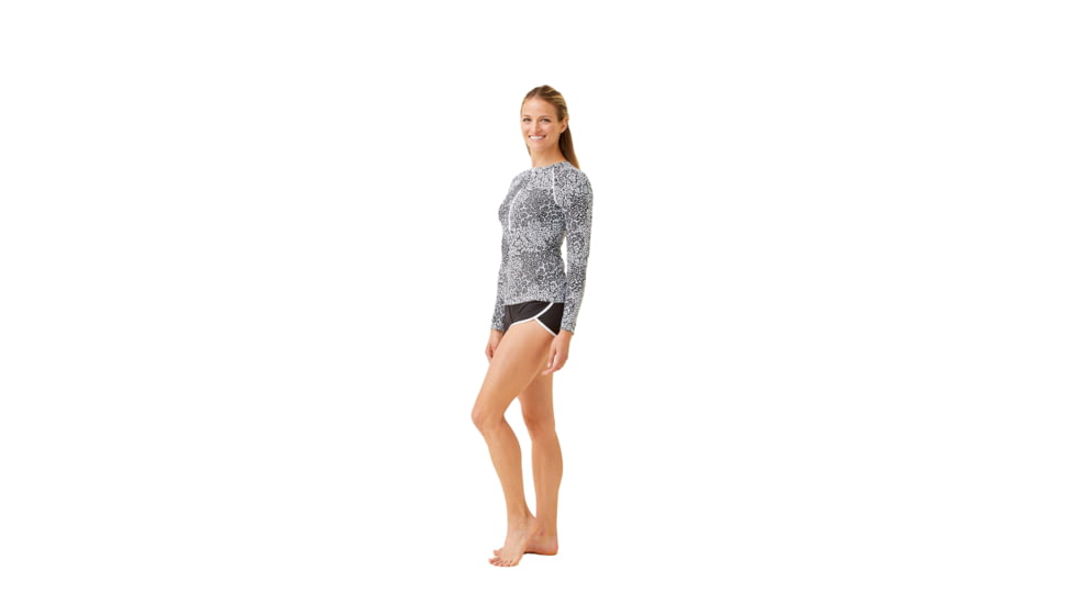 Krimson Klover Mae Swimshirts - Womens, Mtn Floral Black, Medium, S23144P-652-M