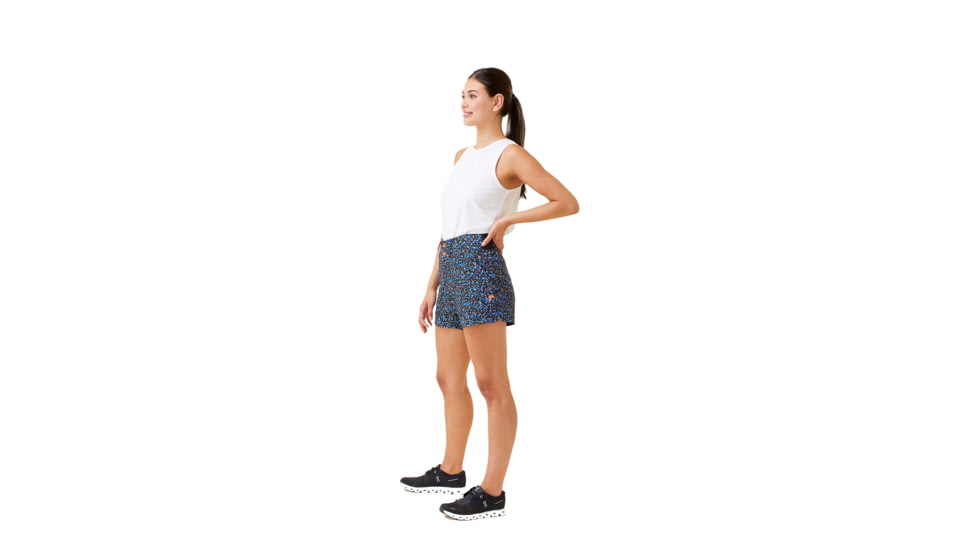 Krimson Klover Rory 5in Inseam Shorts - Womens, Confetti Black, Extra Large, S23101-651-XL