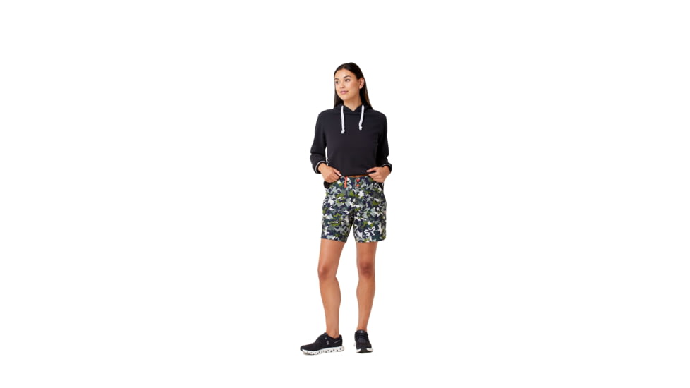 Krimson Klover Rory 7in Inseam Shorts - Womens, Floral Forest, Large, S23102-670-L