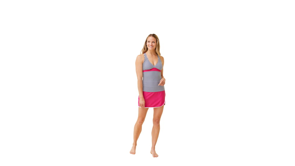 Krimson Klover Tilly Tankini Tops - Womens, Indigo Stripe, Extra Large, S23135P-659-XL